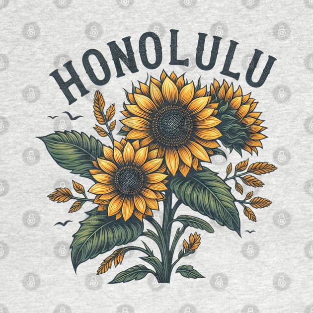 Honolulu Sunflower by Americansports